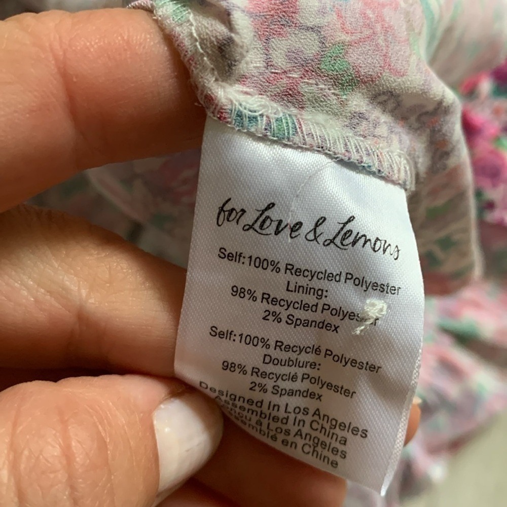 For Love and Lemons Katarina Mini Dress in Rose size M - Picture 13 of 13